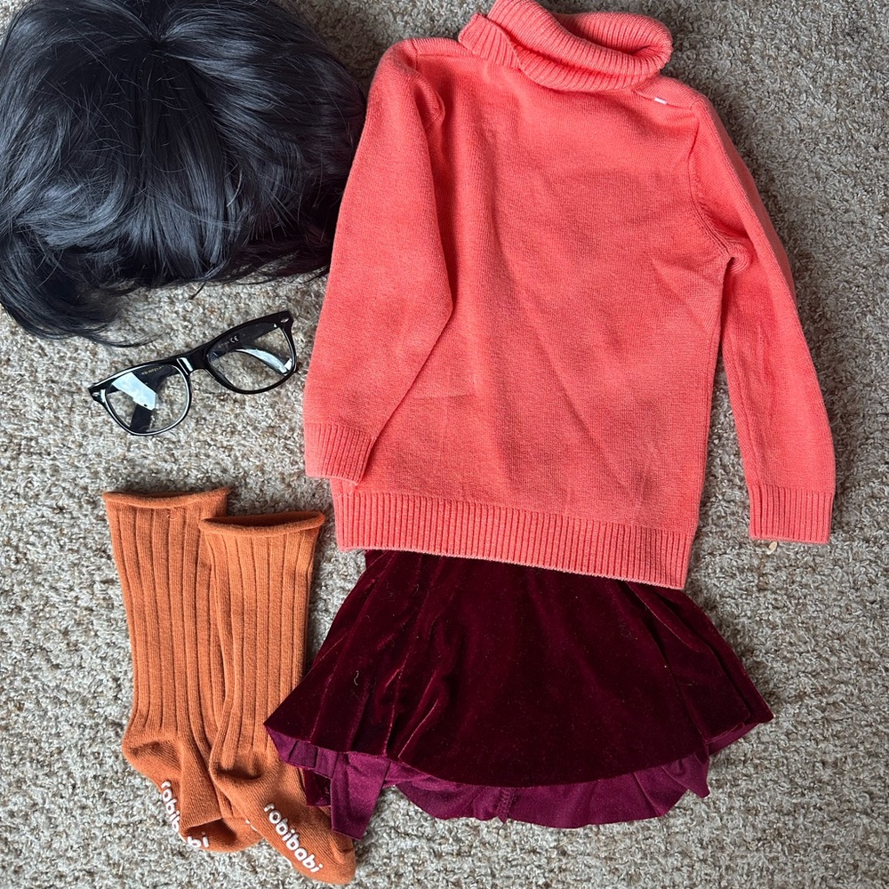 Toddler Velma costume